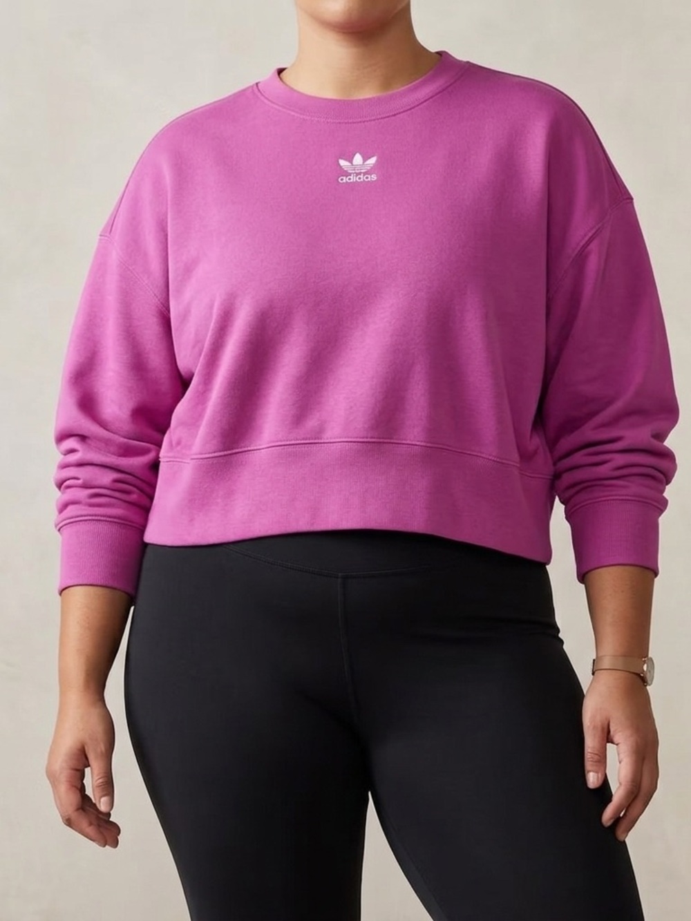 Adidas Originals Crewneck Cropped Sweatshirt
